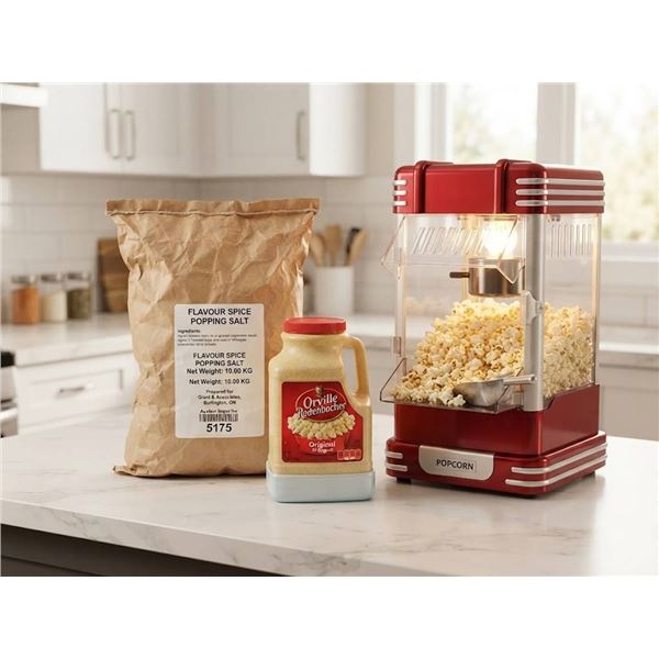 Orville Redenbacher Kernels & 10kg Popping Salt
