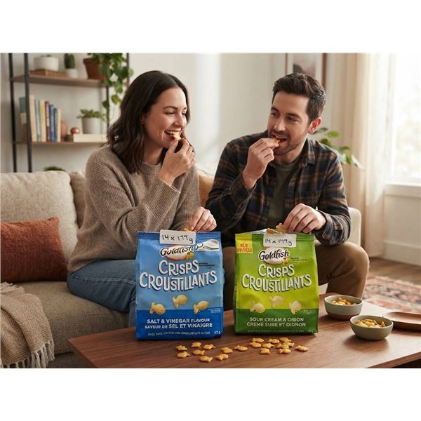 Goldfish Crisps 28 Bags Assorted 177g Each