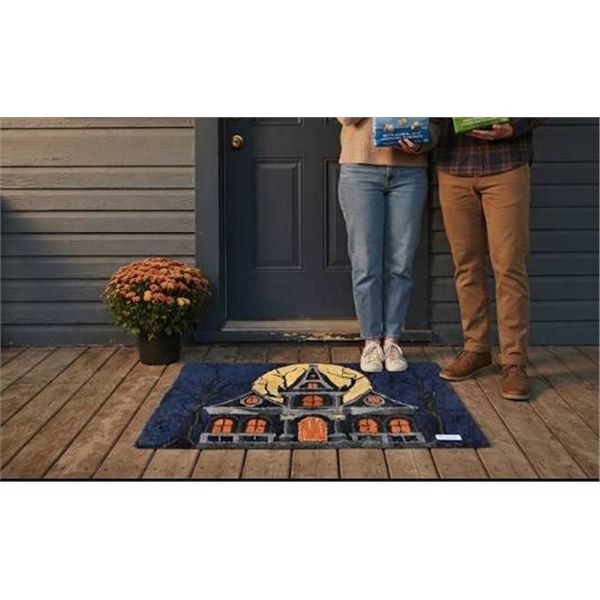 Harvest Mat Haunted House 38 x 22 Inch
