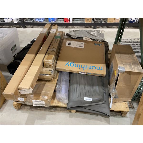 Box Lot Curtain Rods Mats Packaging