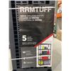 Image 3 : RAMTUFF Resin 5-Shelf Shelving System 73in