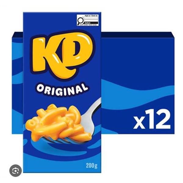 Kraft Dinner Original Macaroni 12 x 200g