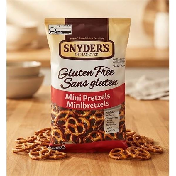 Snyder's Gluten Free Mini Pretzels 12x220g