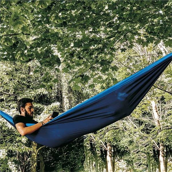 Hidden Wild Double Travel Hammock Blue