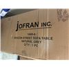 Image 4 : Jofran Beacon Street Sofa Table Natural Grey, SKU 1649-4