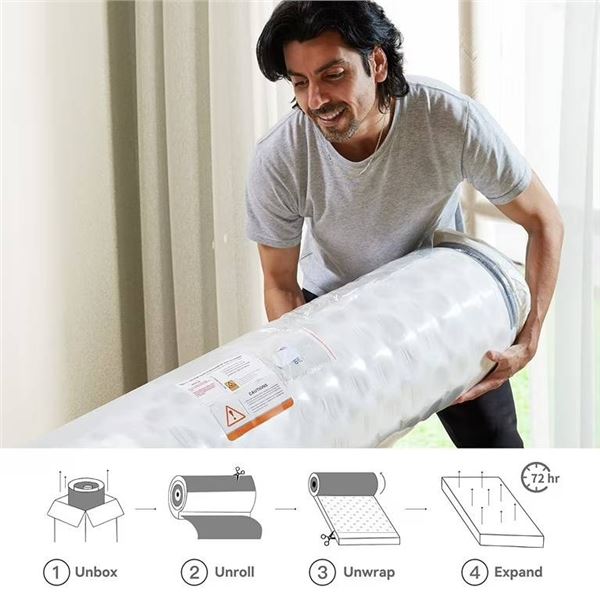 Babo Care Hybrid Foam and Innerspring coil KING Mattress in a box