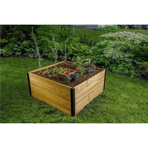 4x4 ft Composting Keyhole Garden Bed Kit