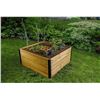 Image 1 : 4x4 ft Composting Keyhole Garden Bed Kit