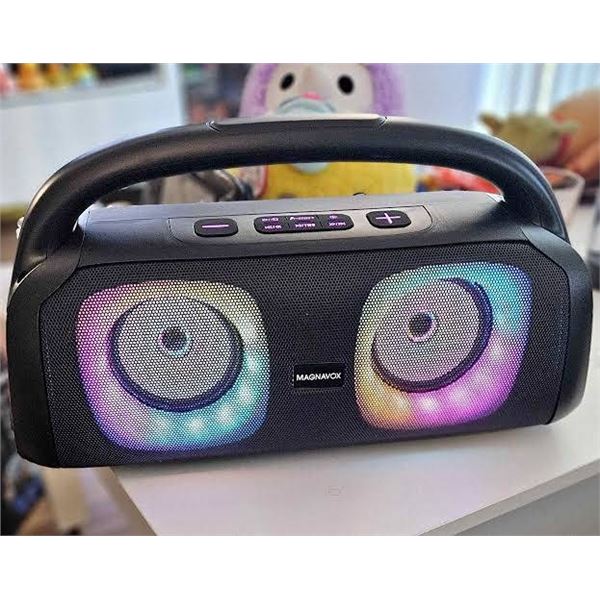 Magnavox Bluetooth Speaker Boombox Karaoke
