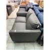 Image 2 : Grey Real Leather Loveseat
