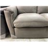 Image 5 : Grey Real Leather Loveseat