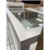 Image 4 : White Wood Coffee Table With Glass Top