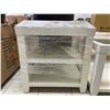 Image 4 : White Wood Side Table With Shelf