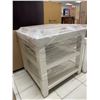 Image 6 : White Wood Side Table With Shelf