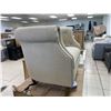 Image 2 : Jofran Grace Natural Club Chair Brass Nailhead