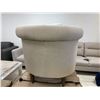 Image 9 : Jofran Grace Natural Club Chair Brass Nailhead