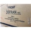 Image 8 : Jofran Platinum Wire Brushed Finish Table Assortment, 3pcs