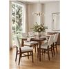 Image 2 : Winners Walnut Dining Chair LOT OF 6 CHAIRS
