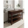 Image 1 : Jofran Portage Oak 2-Drawer Sofa Table
