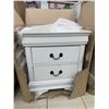 Image 2 : Avenza White Two Drawer Night Stand