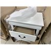 Image 4 : Avenza White Two Drawer Night Stand