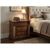 Image 1 : Wooden Chest With Marble Top, 3 Drawers