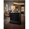 Image 1 : Elements BV800NS Night Stand, Black, 2-Drawer