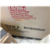 Image 7 : Elements BV800NS Night Stand, Black, 2-Drawer