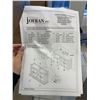 Image 2 : Jofran 4 Door 54" Accent Cabinet Surfside