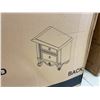 Image 4 : Cosmos Adriana Silver Nightstand 2-Drawer