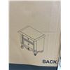 Image 5 : Cosmos Adriana Silver Nightstand 2-Drawer