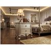 Image 1 : Cosmos Adriana Silver Nightstand 2-Drawer