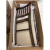 Image 4 : Willow Creek BS4 BKD Slatback Stool, 2 Pcs, Wood