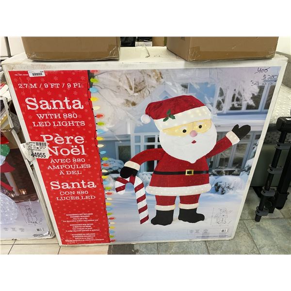 9ft Santa Decoration With 880 LED Lights