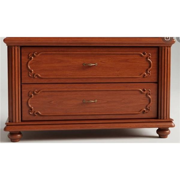 Roasia Home-Trend Brown 2 Door TV Cabinet BASE ONLY