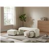 Image 1 : Aiden & Ivy 3-Piece Fabric Ottoman Bench Set