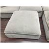 Image 7 : Modular Grey Fabric Sectional Sofa With Ottoman