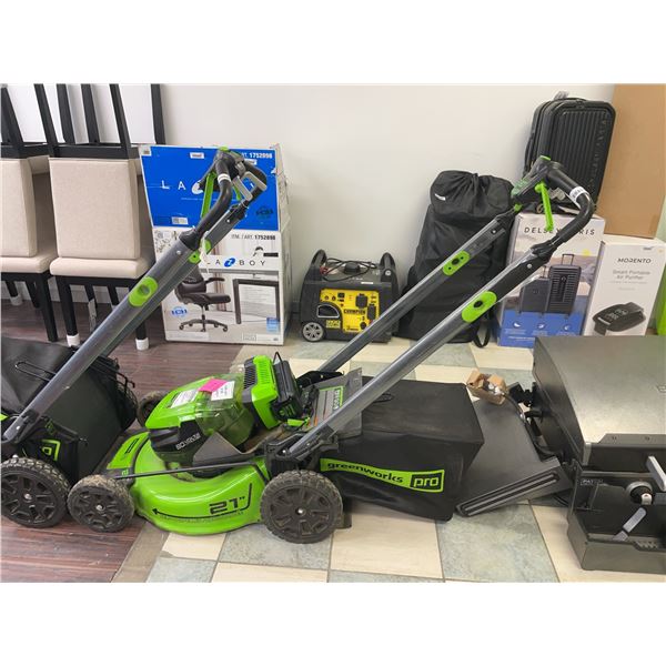 Greenworks Pro 21" 80V Cordless Lawn Mower