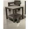 Image 1 : Jofran End Table Platinum Wire Brushed Finish