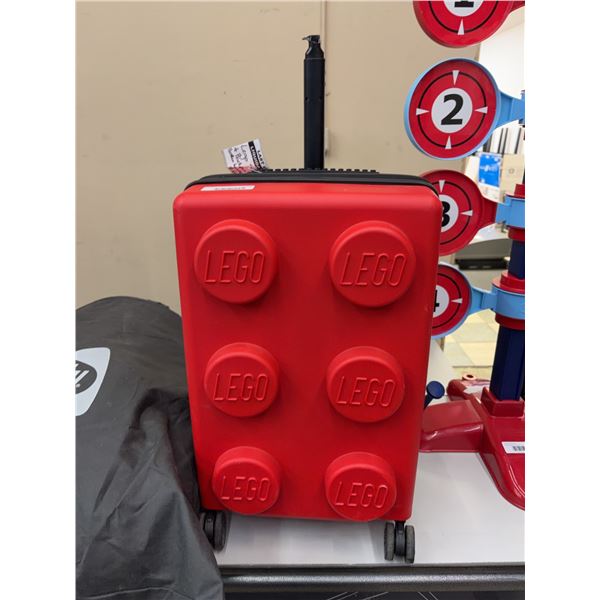 LEGO Red Brick Suitcase With Combo Lock, Broken Handle