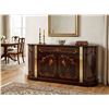 Image 1 : Wood Sideboard With Floral Inlay In Box
