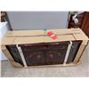 Image 3 : Wood Sideboard With Floral Inlay In Box