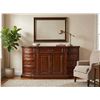 Image 1 : Wood Double Door Sideboard with Six Drawers