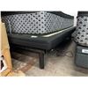 Image 2 : ADJUSTABLE Black Metal Bed QUEEN Frame Without Mattress