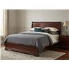 Image 1 : Dark Wood Sleigh Style Queen Headboard, No Frame
