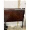 Image 3 : Dark Wood Sleigh Style Queen Headboard, No Frame