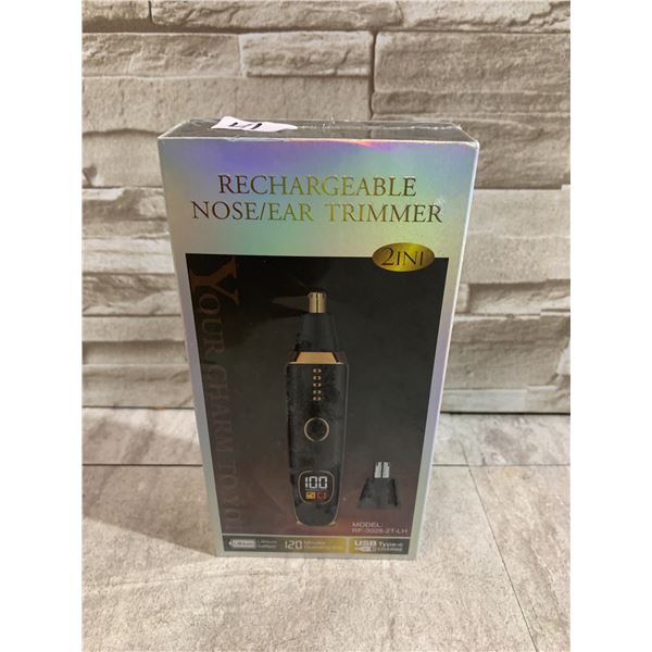 Rechargeable Nose/Ear Trimmer - Model: RF-3028-2T-LH