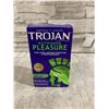 Image 1 : Trojan Latex Condoms - Extended Pleasure For Long Lasting Pleasure & Performance - 12 Condoms