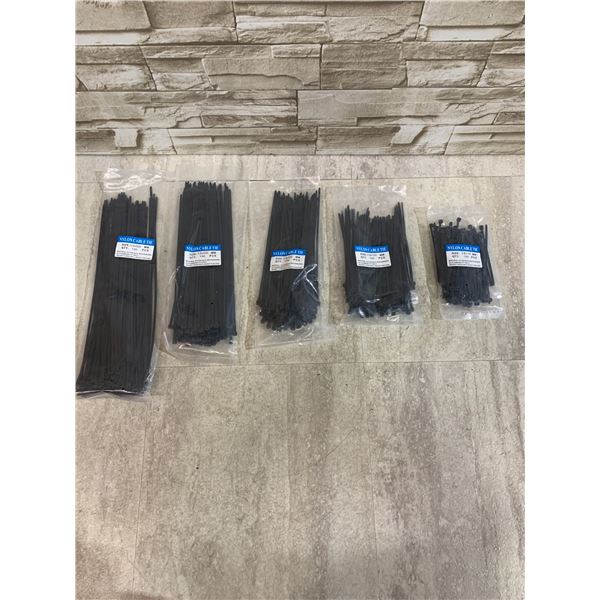 Assortment Of Different Sized Cable Ties