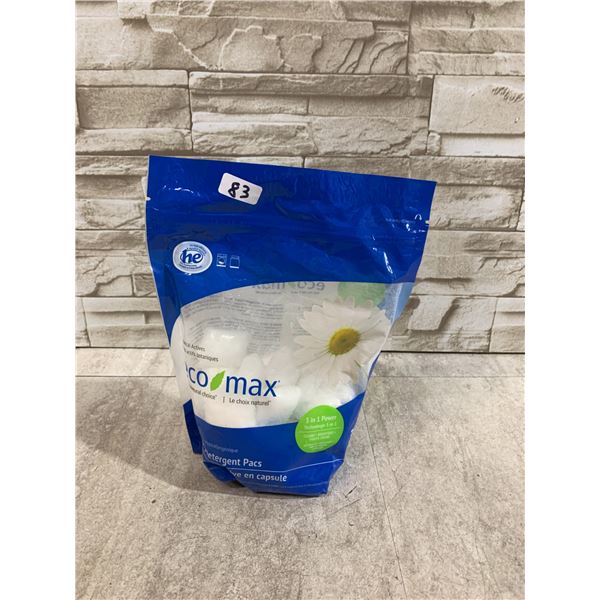Eco Max Laundry Detergent Pacs - 30 Capsules